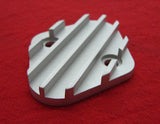 Fuel pump block off plate kit Vertical Finned Custom 235 Chevy Six-cylinder.