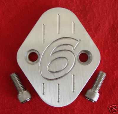 Fuel Block off plate kit CNC #6 194 / 230 / 250 / 292 Chevy 6 cylinder